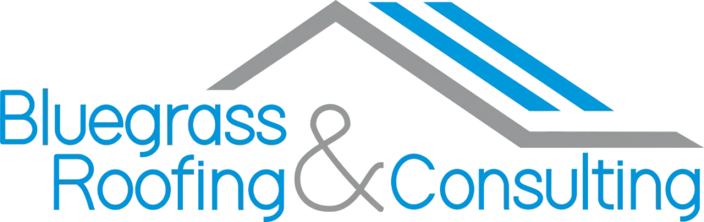 bluegrass roofing logo