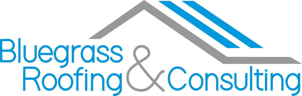 bluegrass roofing logo