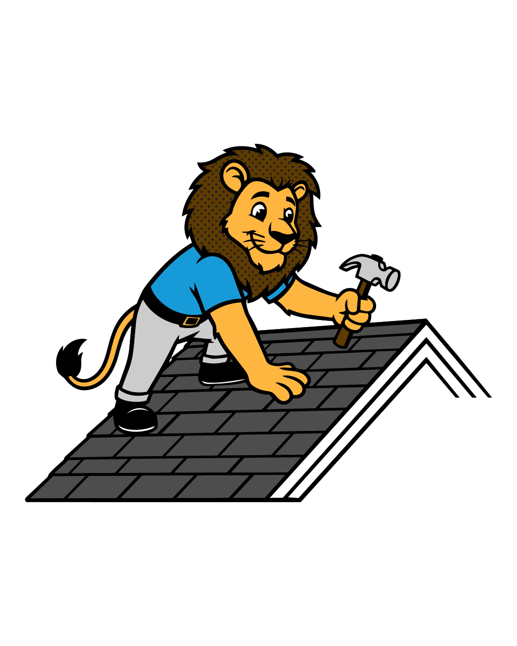 roof repair mascot