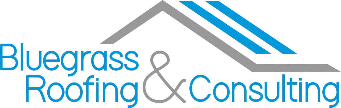 bluegrass roofing logo